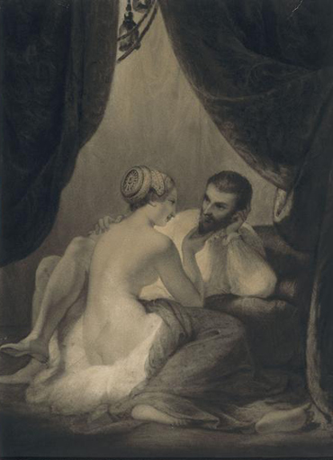 Francois I et Diane de Poitiers by Francois Souchon